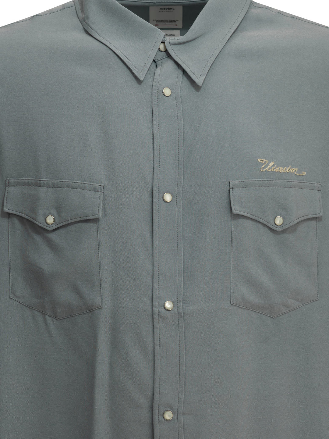Visvim Meridian Shirts - Grey | 509f4ce94245fae3d92e7b68008df763d264d6e3