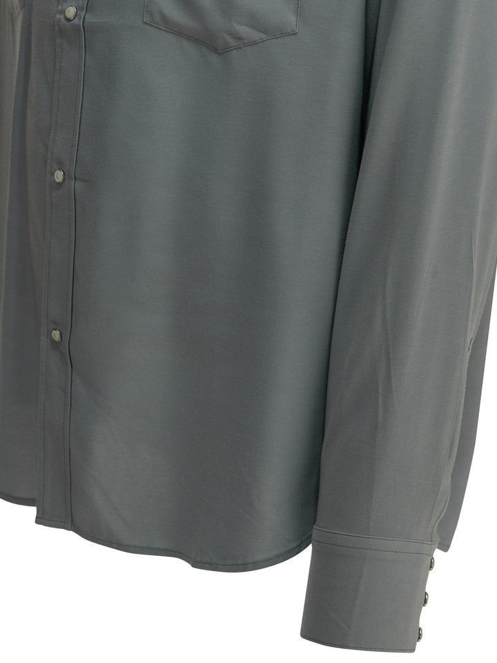Visvim Meridian Shirts - Grey | 1b93e6e1c3770752c7719395ee6926f24f03557b