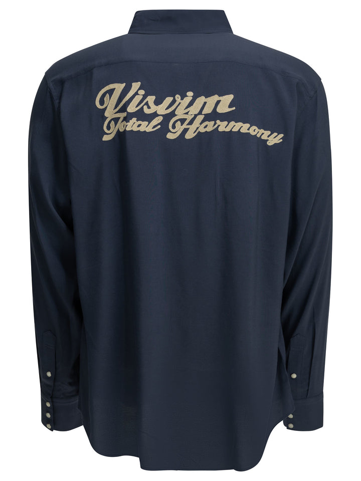 Visvim Meridian Shirts - Blue | 1714332d7e4bc8c03775ba3c65abe5b7f5e87ad3