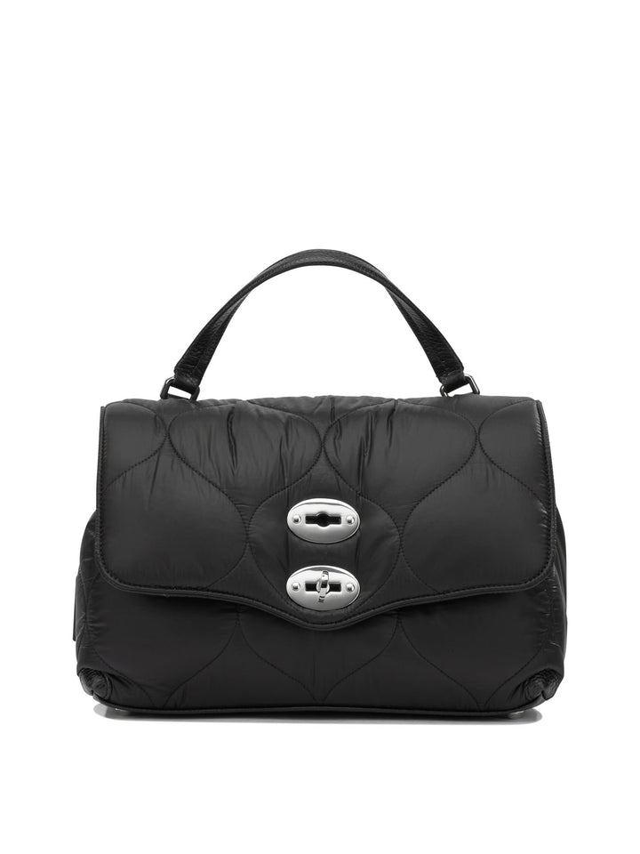 Zanellato Postina® Lunaria Handbags - Black | 1b034cef0a49ba92919b0fdc109d29ccf5ade15b