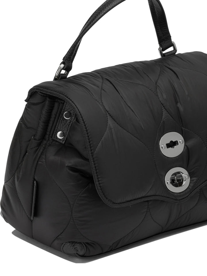 Zanellato Postina® Lunaria Handbags - Black | 818fe0dc1fdac897336efcc74b1b88980961e0e0