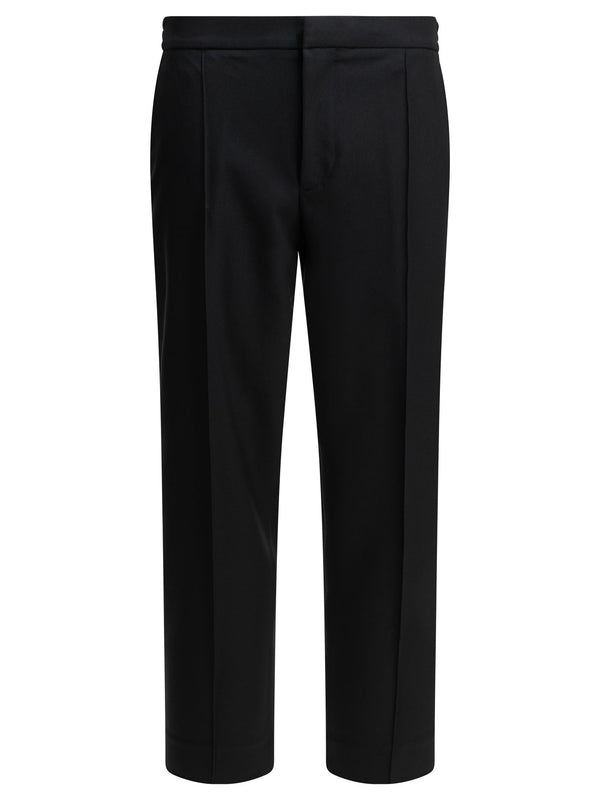 Tailored Wool Pants Trousers Blue