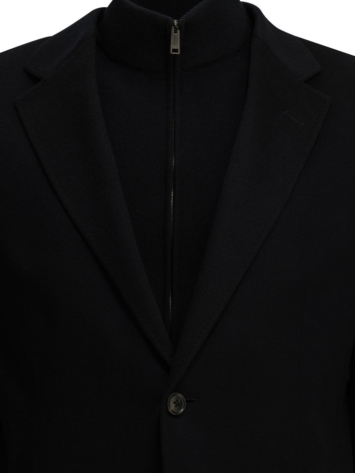 Zegna Cashmere Blazer Jackets and Coats - Blue | e01006ab8d9feed3ca2df4888636ef9582340bea