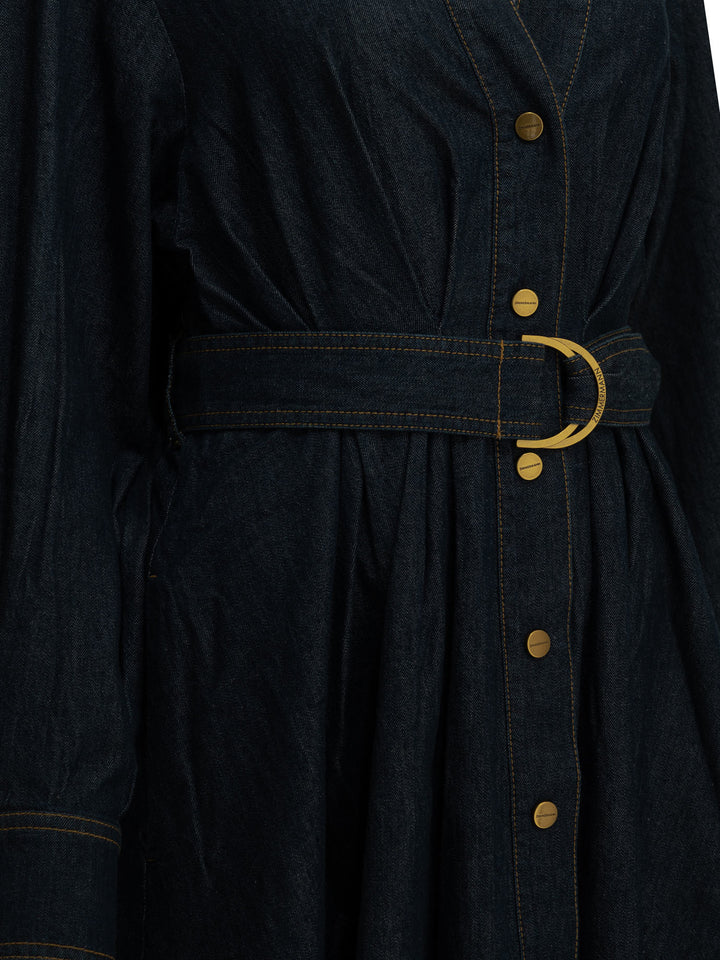 Zimmermann Midi Shirtdress Dresses - Blue | 49fc1e28c3a1fc093842b5d0359b934ffb183ecb