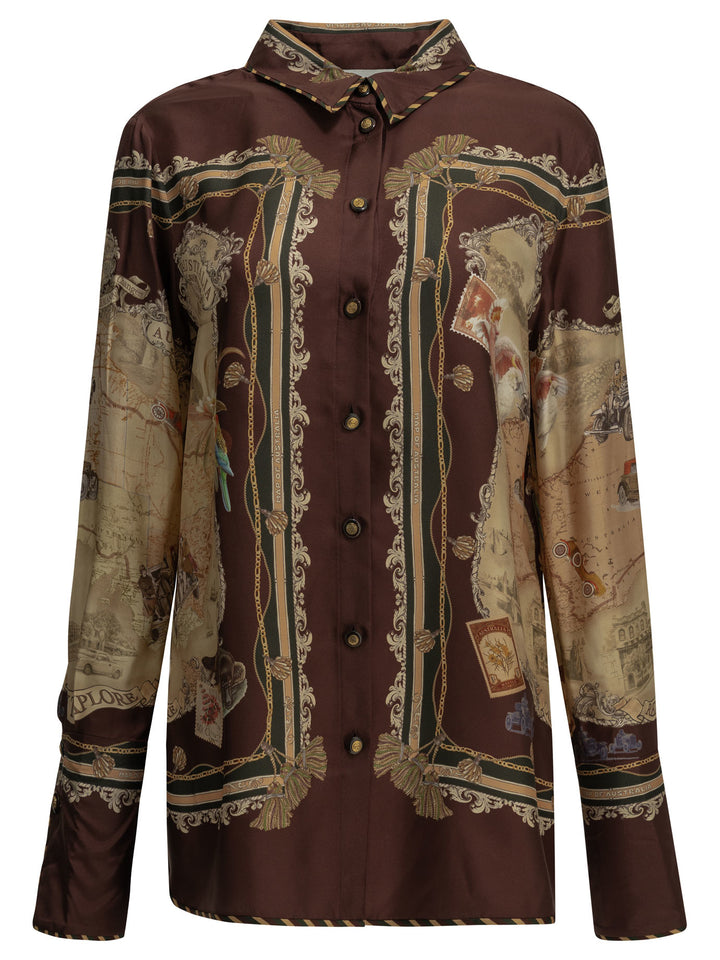 Zimmermann Valiant Shirts - Bordeaux | dfeb31134460d951dd58cbdb6f59d86823ce9f09