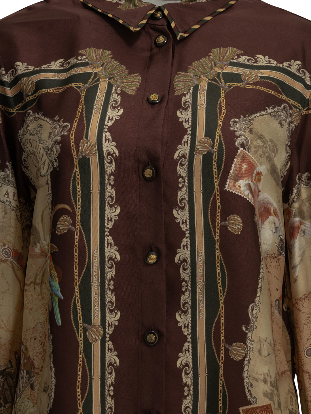 Zimmermann Valiant Shirts - Bordeaux | de038a0939bc4e1ee517cd281154f4b7a04c6663