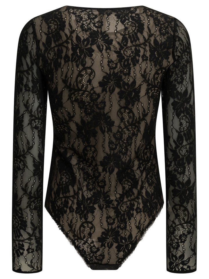 Zimmermann Lace Bodysuit Tops - Black | c54514aa9a7245ed95be03d5b64066c62c147e4c