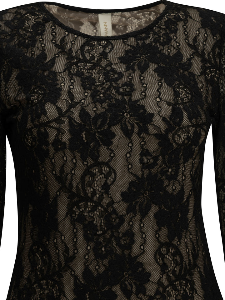 Zimmermann Lace Bodysuit Tops - Black | d705c4c2d5f01a3adfcc59f5ff9357428409f538
