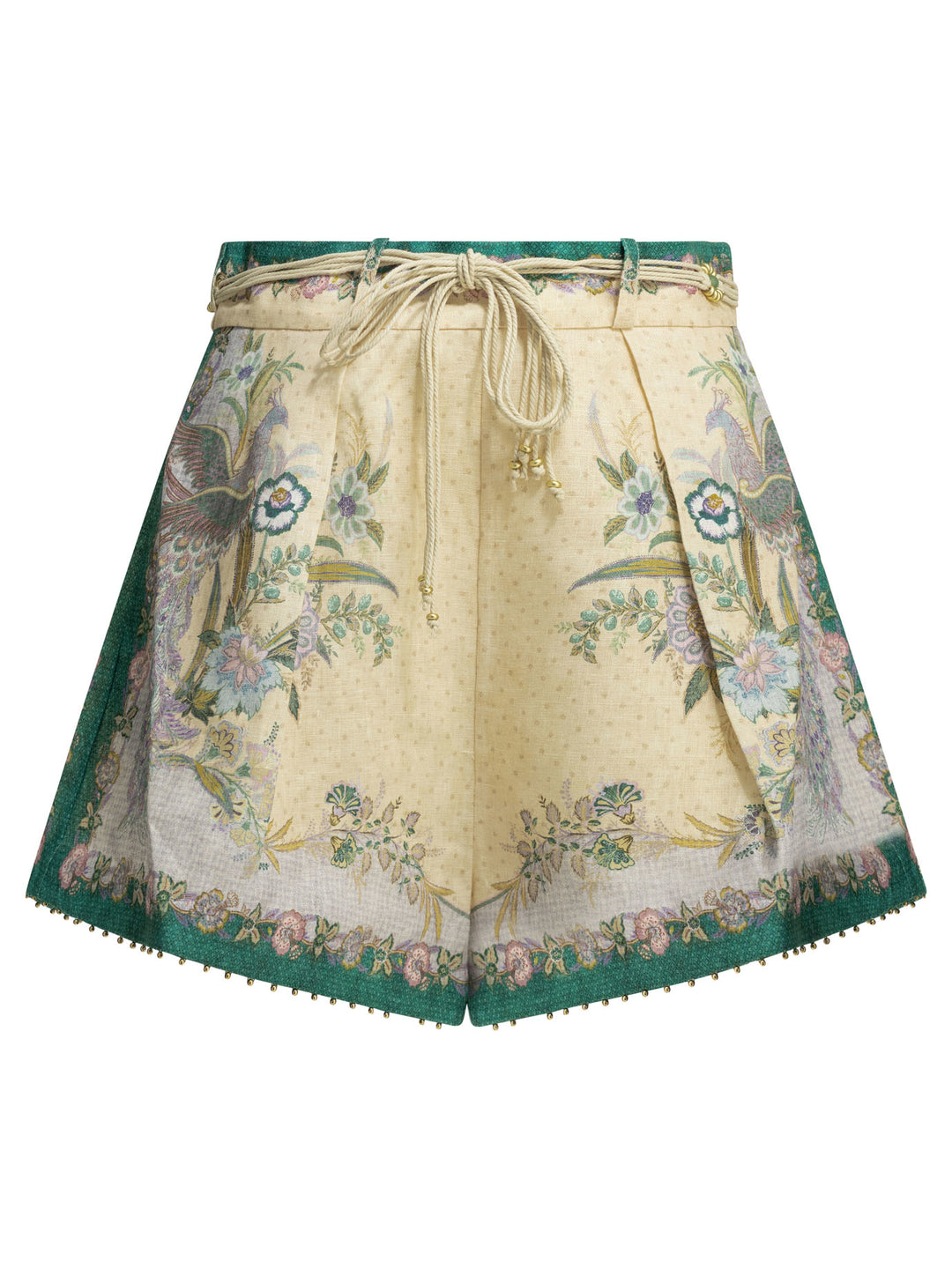 Zimmermann Indra Tuck Shorts - Light blue | 823c172a1f599b4c0ef13f4dccb5f6ffe5f63ae5