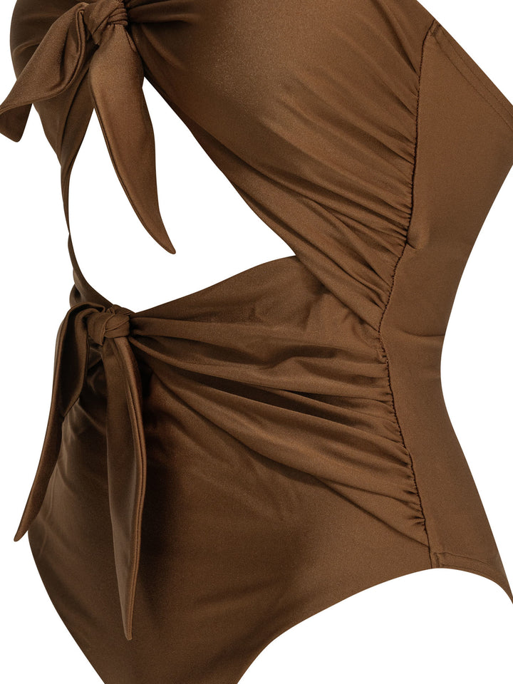 Zimmermann Aster Swimwear - Brown | 923c4799775f781199ed5aa8caf567eb7ff4be70