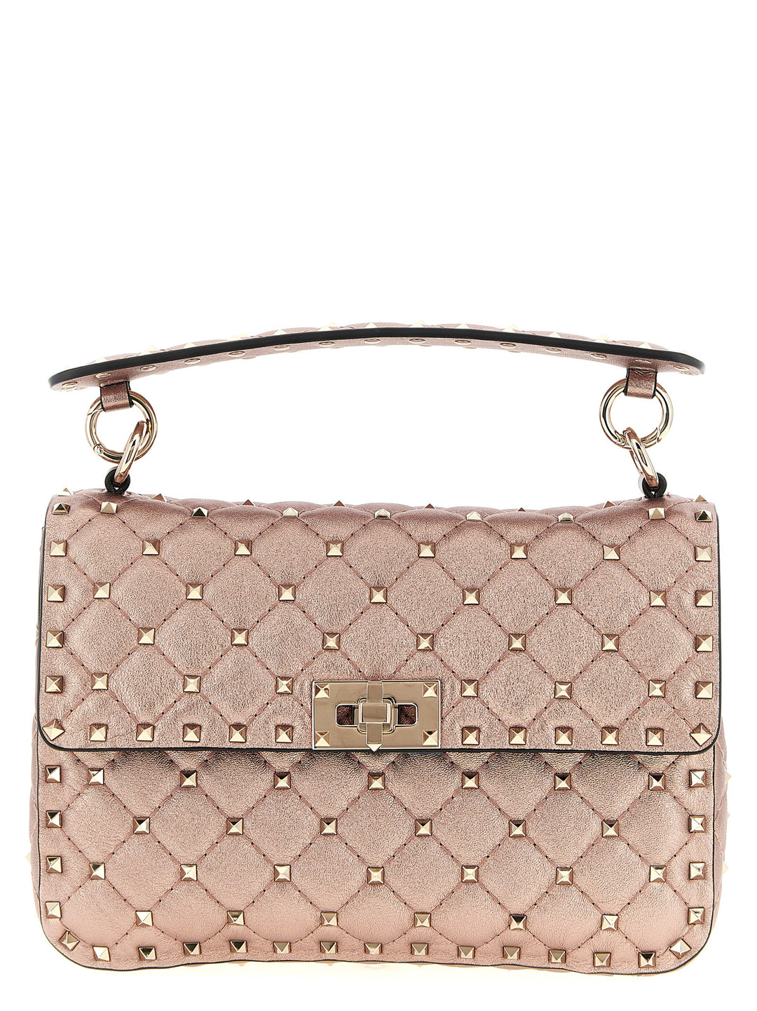 Valentino Garavani Rockstud Spike Shoulder Bags - Pink | 3f58aa0f7084f35146964cd1a51b2b298d1dede5