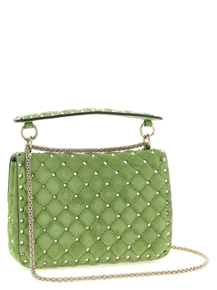 Valentino Garavani Rockstud Spike Shoulder Bags - Green | b31240b127dd81c99076ed41e0547317f86a25c7