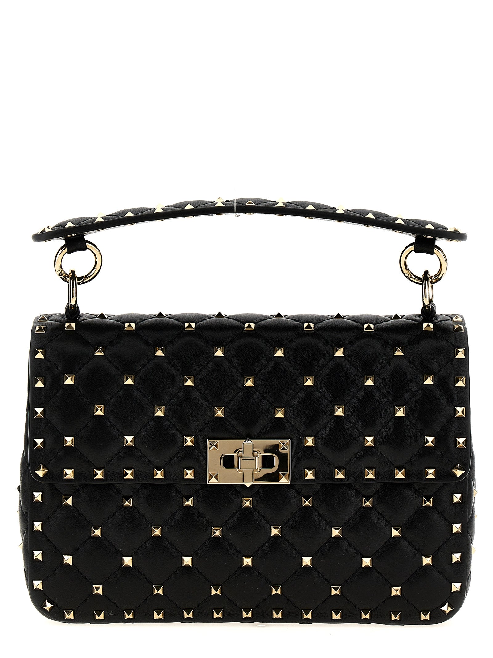 Valentino Garavani Rockstud Spike Shoulder Bags Black | Wanan Luxury