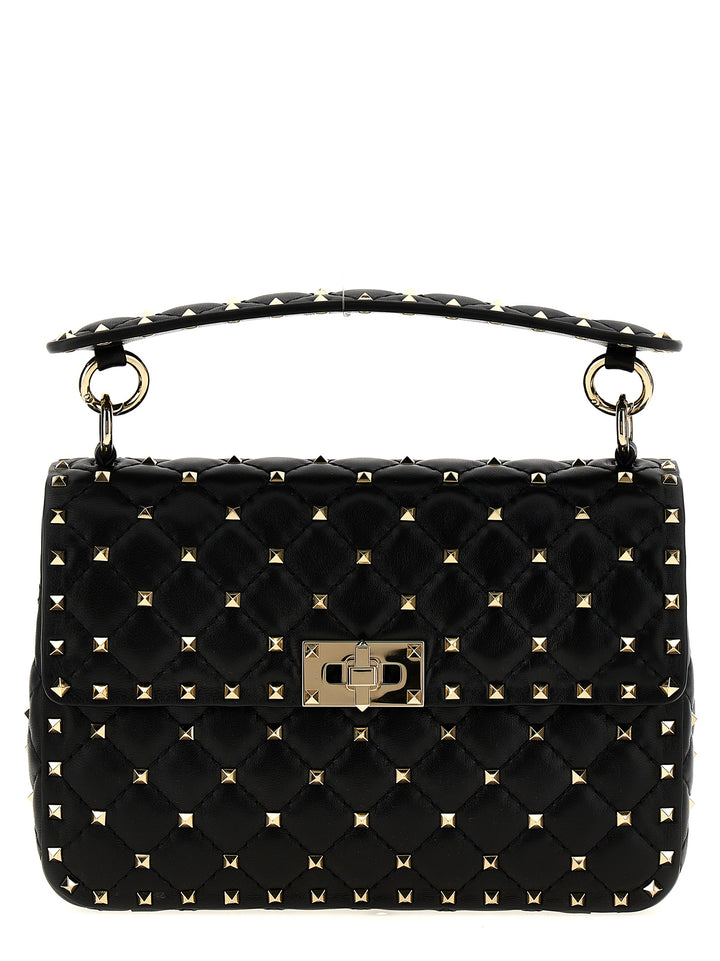 Rockstud Spike Shoulder Bags Black