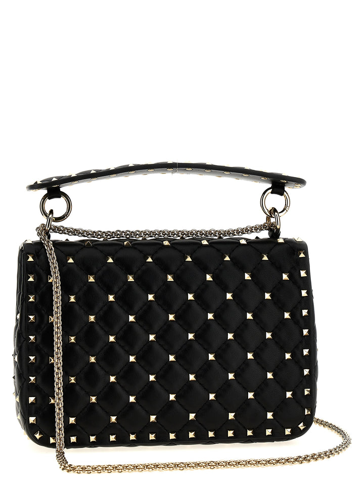 Rockstud Spike Shoulder Bags Black