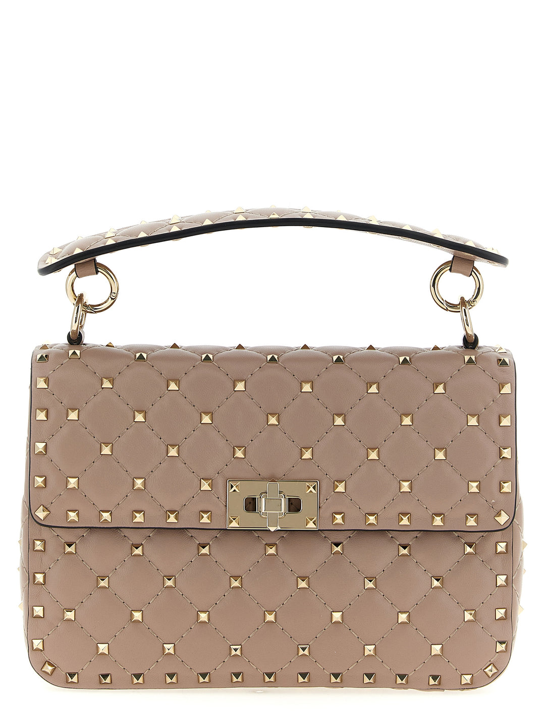 Valentino Garavani Rockstud Spike Shoulder Bags - Pink | 9a967be1d488c35da1dd7dd2941f7fcf3ce471ed