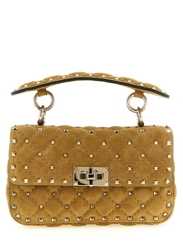 Rockstudspike Shoulder Bags Beige