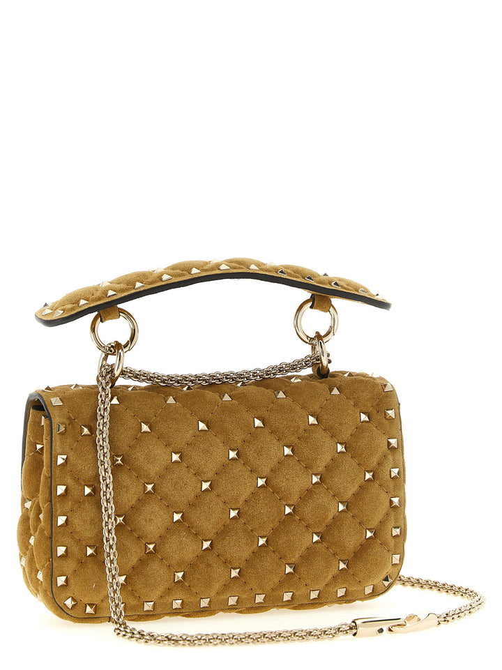 Valentino Garavani Rockstudspike Shoulder Bags - Beige | 76e6c7d3abd9a94d959f414cb1c3ffc29c085637