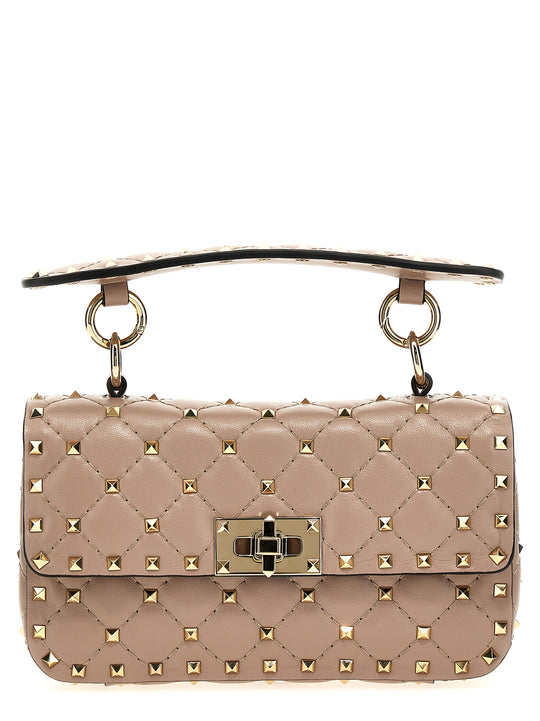 Rockstud Spike Hand Bags Pink