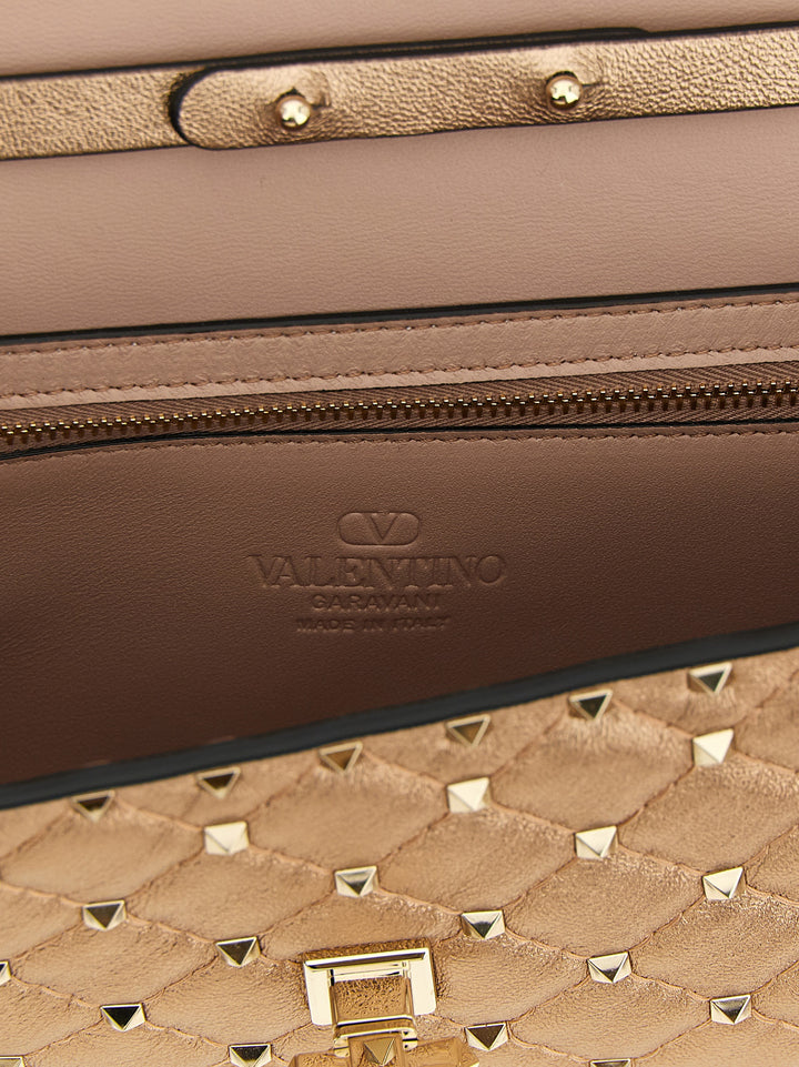 Valentino Garavani Rockstud Spike Crossbody Bags - Pink | 3f191675f05fbb6054ed935beeb7fdec8b25266f