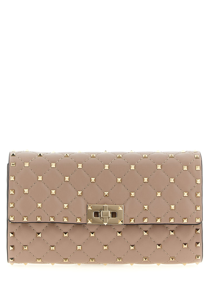Valentino Garavani Rockstud Spike Shoulder Bags - Pink | f78ca851c372e5f373af99c83a2e15615d5b3b54