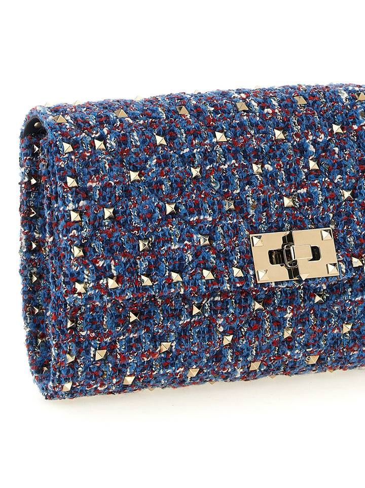 Valentino Garavani Rockstud Spike Crossbody Bags - Blue | ac1e6b3688b3b898ee0c7cbec8115fa4b0ab0d86