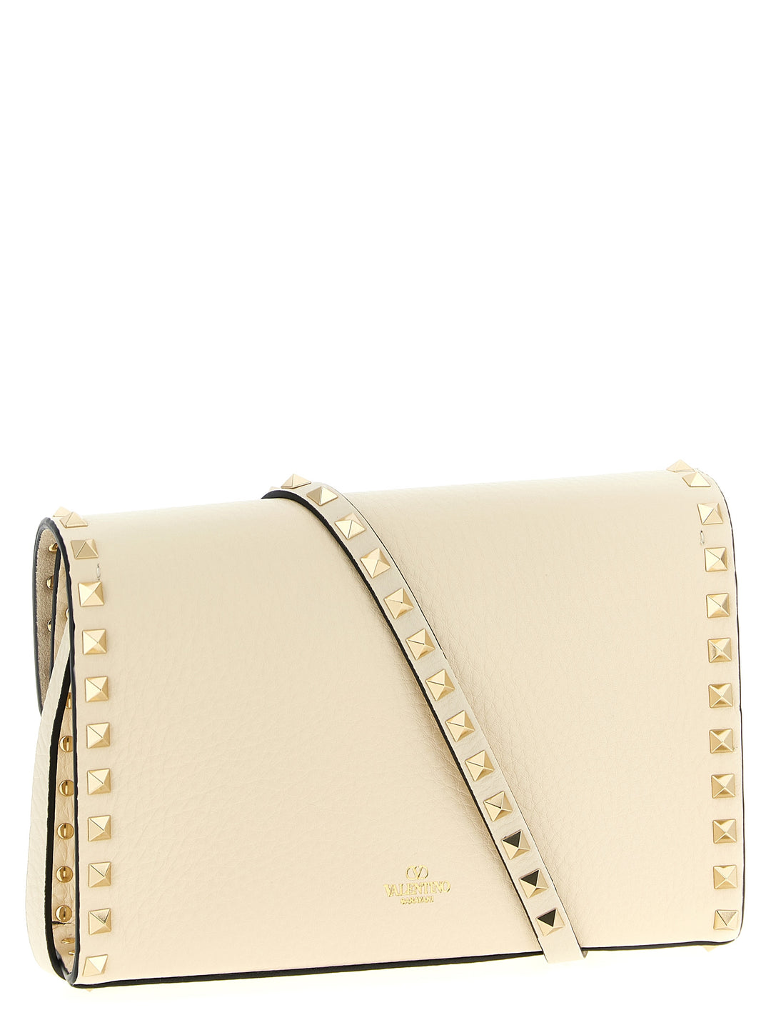 Valentino Garavani Rockstud Crossbody Bags - White | f2a02f8ccb6eb9ff0e4b8a711d00feec3f59e4c3