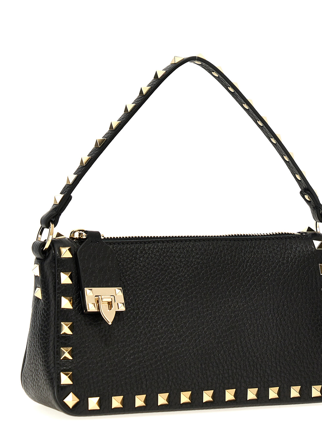 Rockstud Small Shoulder Bags Black