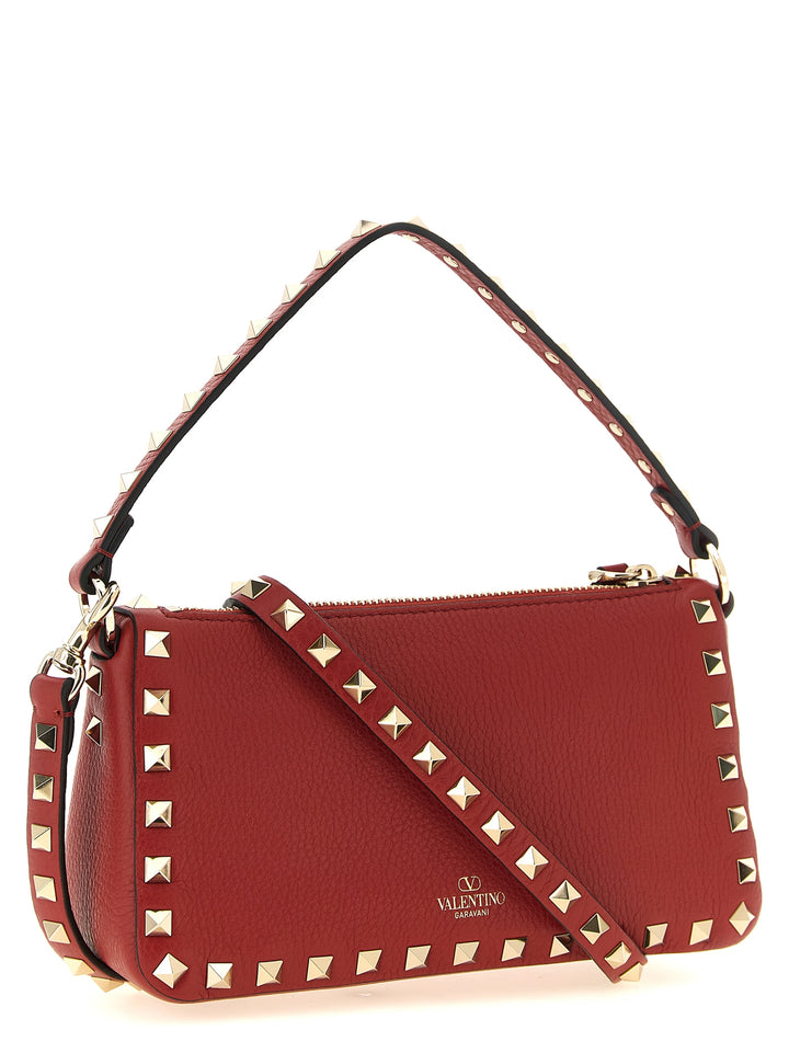 Valentino Garavani Rockstud Shoulder Bags - Red | e41f32b690b8bbd4515d475d499a6547c8a8fc25