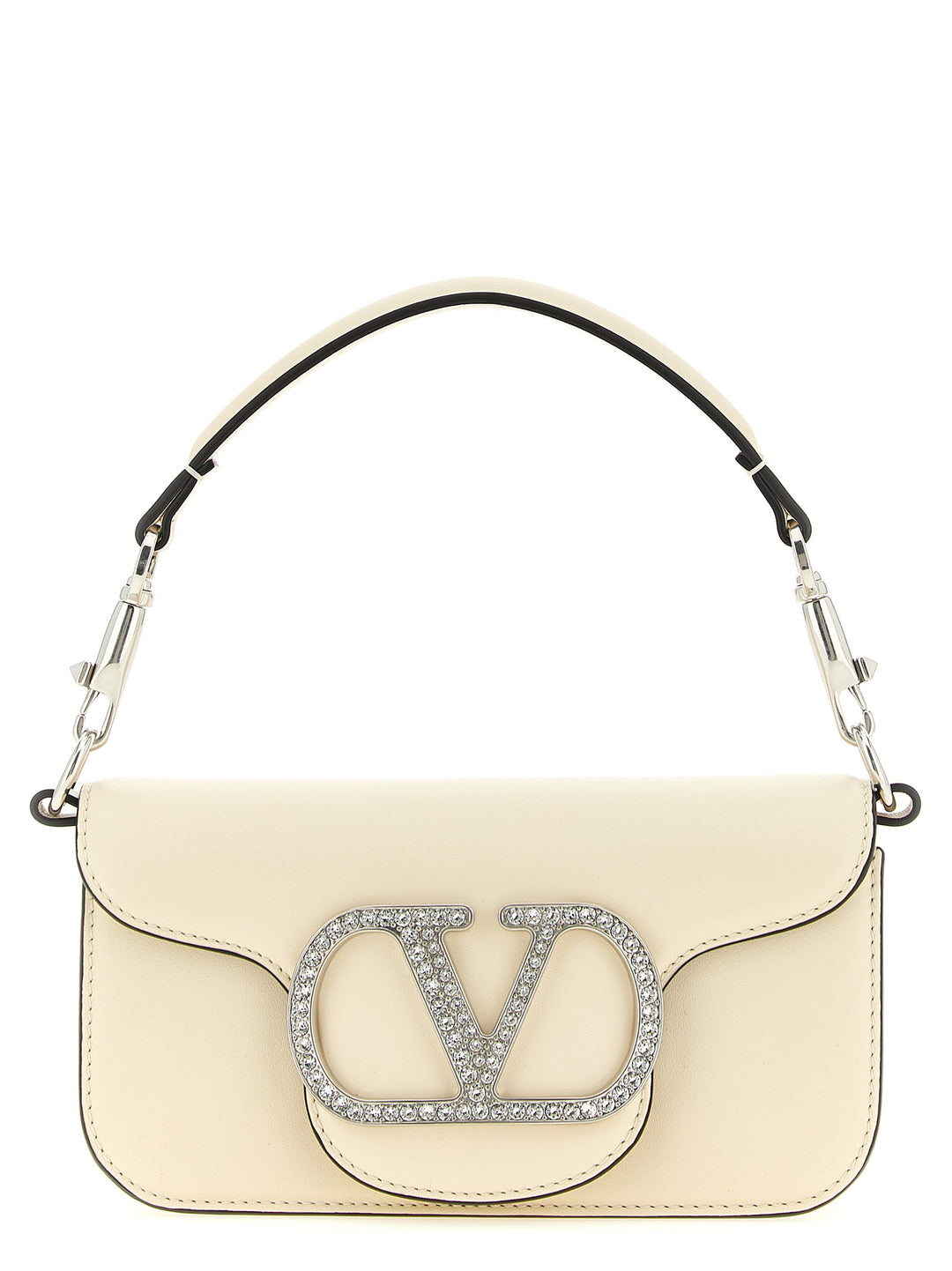 Valentino Garavani Locò Shoulder Bags - White | ab868a2765f65fb64a3e3c5b0c22c7309350fd15