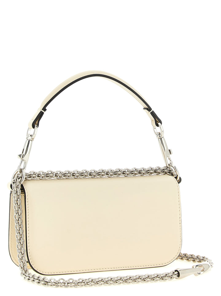 Valentino Garavani Locò Shoulder Bags - White | a387c7bd19c359ace3f0d6e1bd4fe6d1319c6638