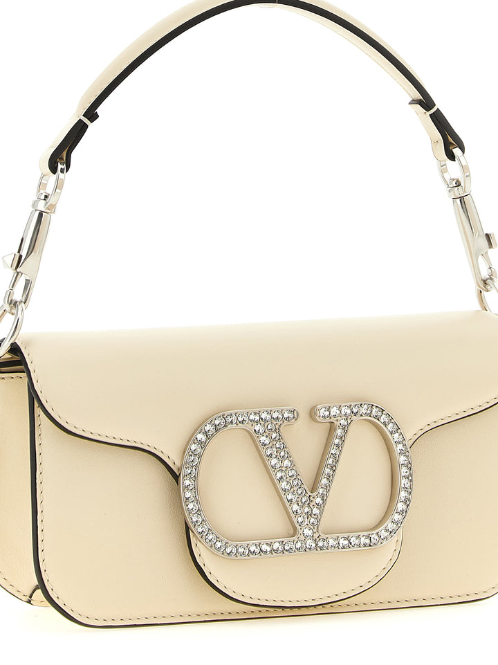 Valentino Garavani Locò Shoulder Bags - White | e9e954b16d8626c959795ad856ed6a4078e0ffc6