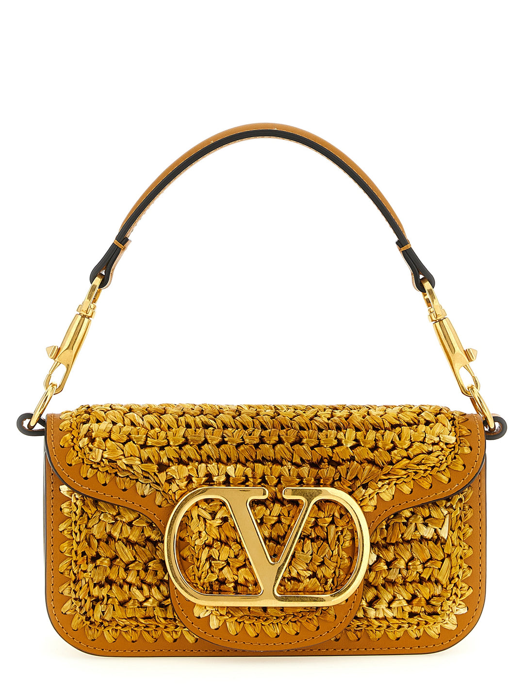 Valentino Garavani Locò Shoulder Bags - Gold | 5c45bff68aa85de3e652e74aea6da5f48ec6a9ae