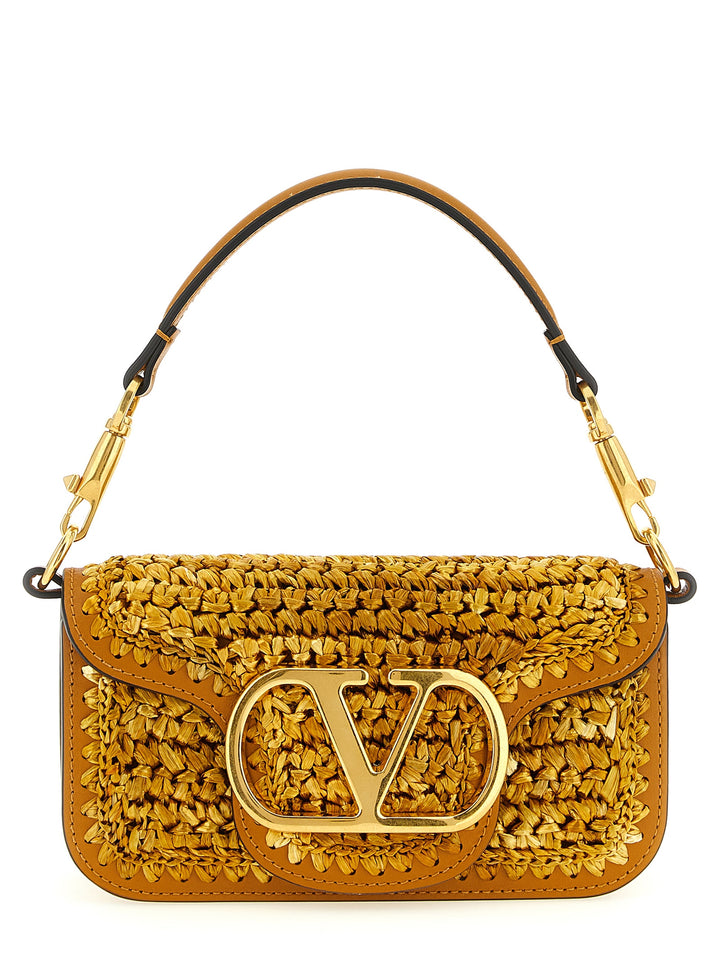 Valentino Garavani Locò Shoulder Bags - Gold | 5c45bff68aa85de3e652e74aea6da5f48ec6a9ae