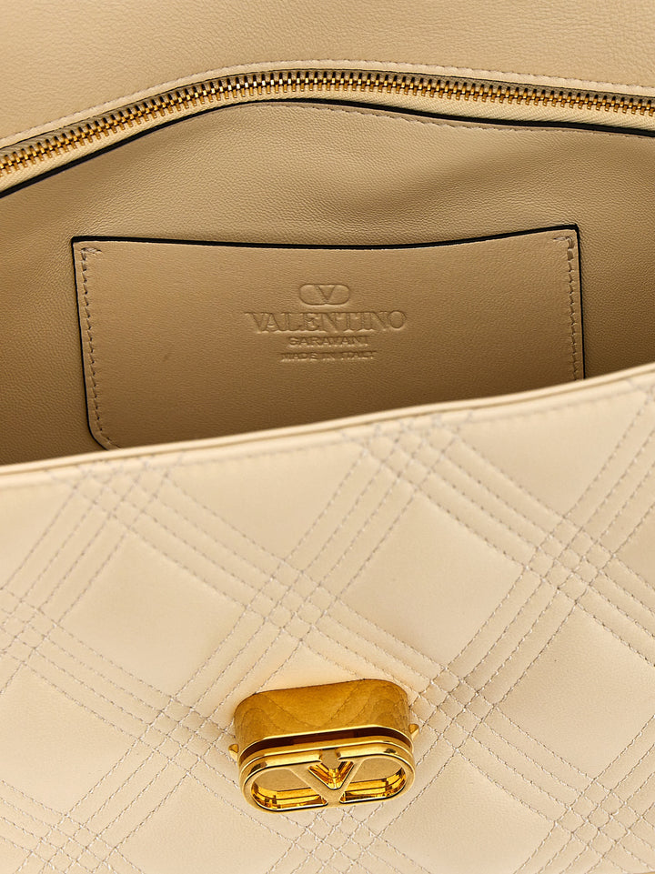 Valentino Garavani Quiltie 67 Shoulder Bags - White | 32a9c3f9be99cfcc4dbfb7cca3979626f1d1e584