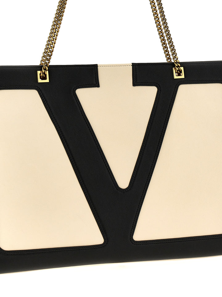 Valentino Garavani Viva Superstar Tote Bag - White/Black | 82fbff9adcfb90e3e104ac8be78236f816992862