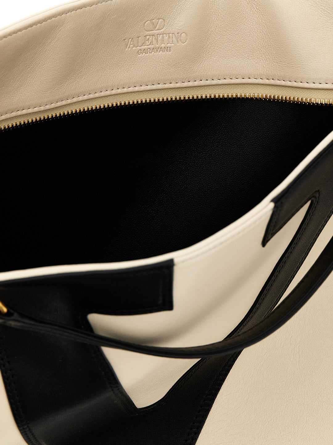 Valentino Garavani Viva Superstar Tote Bag - White/Black | e4ec329e1c8b9e66ed09e322c8499c08933cd415