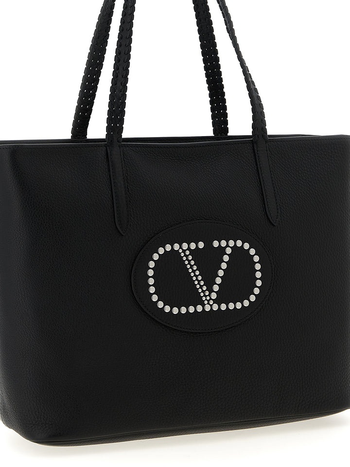 Valentino Garavani Nellcôte Tote Bag - Black | 865db659bbbe8684e8b76f5d6218fc7c0538a910