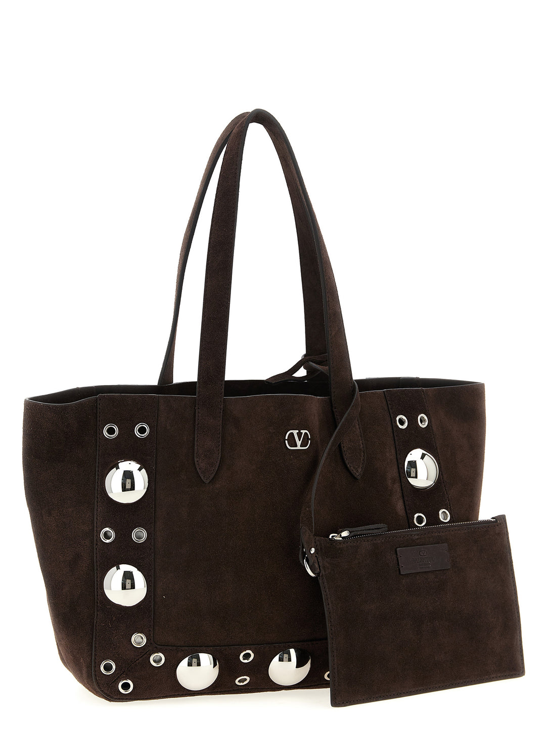 Valentino Garavani Nellcôte Tote Bag - Brown | 96ac47a4a4d62b29e0150baf1146c579ab15841e