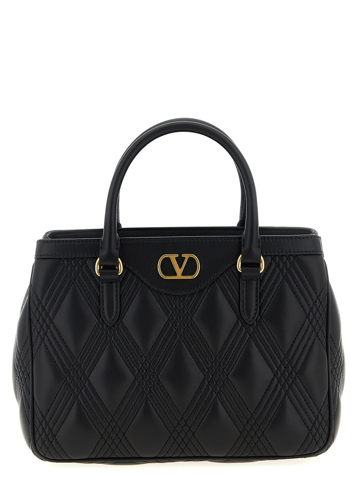 Valentino Garavani Quiltie 67 Hand Bags - Black | b3ae5f8231f9300365515fcd8c540f6a46043e41
