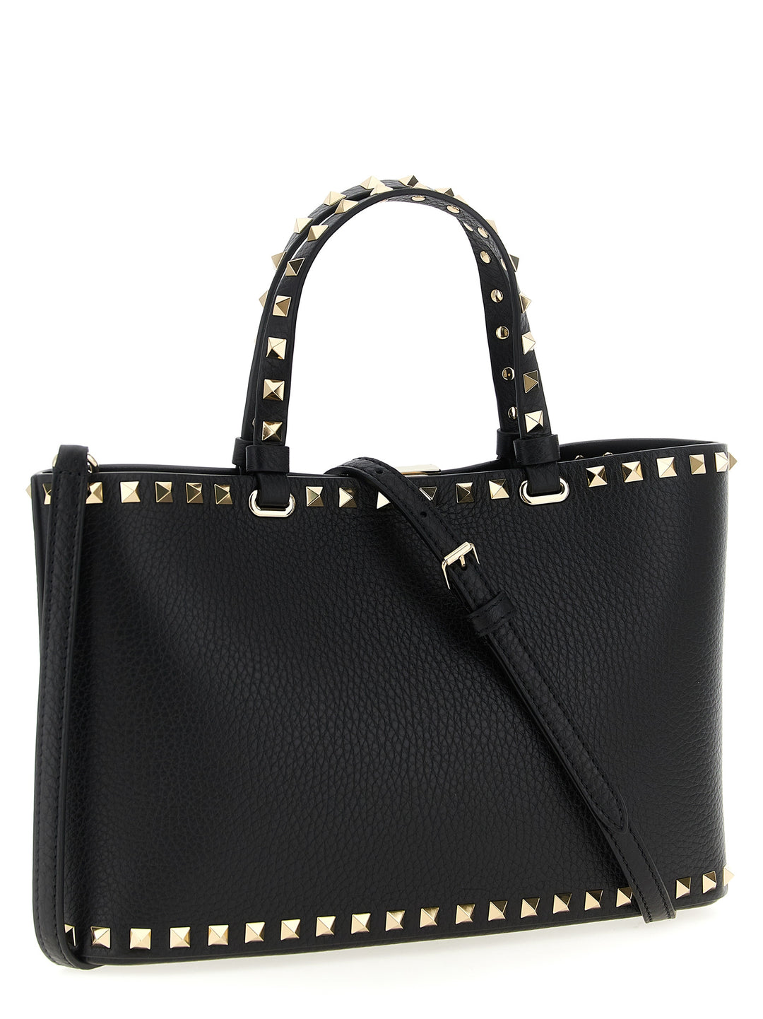 Valentino Garavani Rockstud Tote Bag - Black | 9b1cc0dd675acdc99110800ec973e478fdaa029d