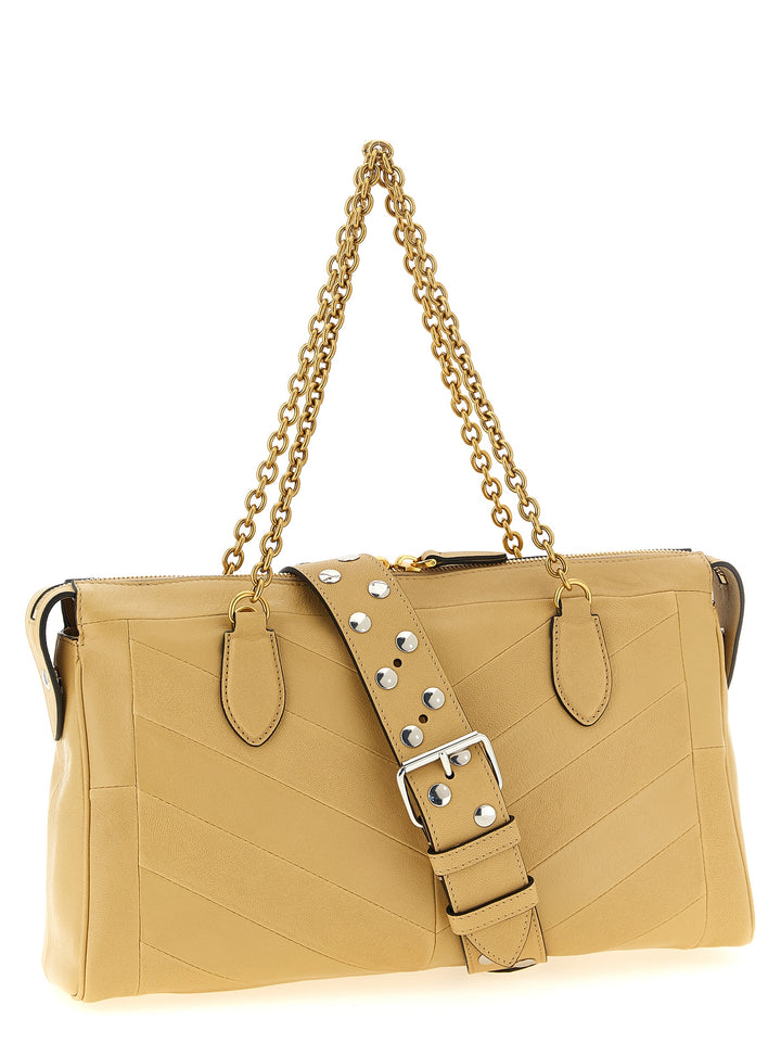 Valentino Garavani Panthea Crossbody Bags - Beige | b6d1c10ef1362670b14fe9549b80afbef1f44993