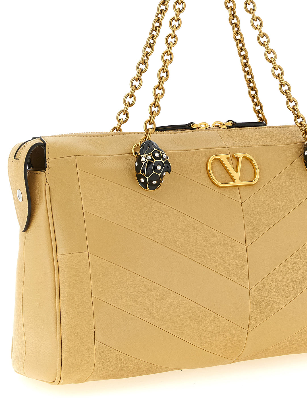 Valentino Garavani Panthea Crossbody Bags - Beige | 8266fc20301e31706feec8a61f8fe9371603b3f3