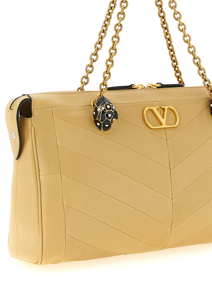 Valentino Garavani Panthea Crossbody Bags - Beige | 8266fc20301e31706feec8a61f8fe9371603b3f3