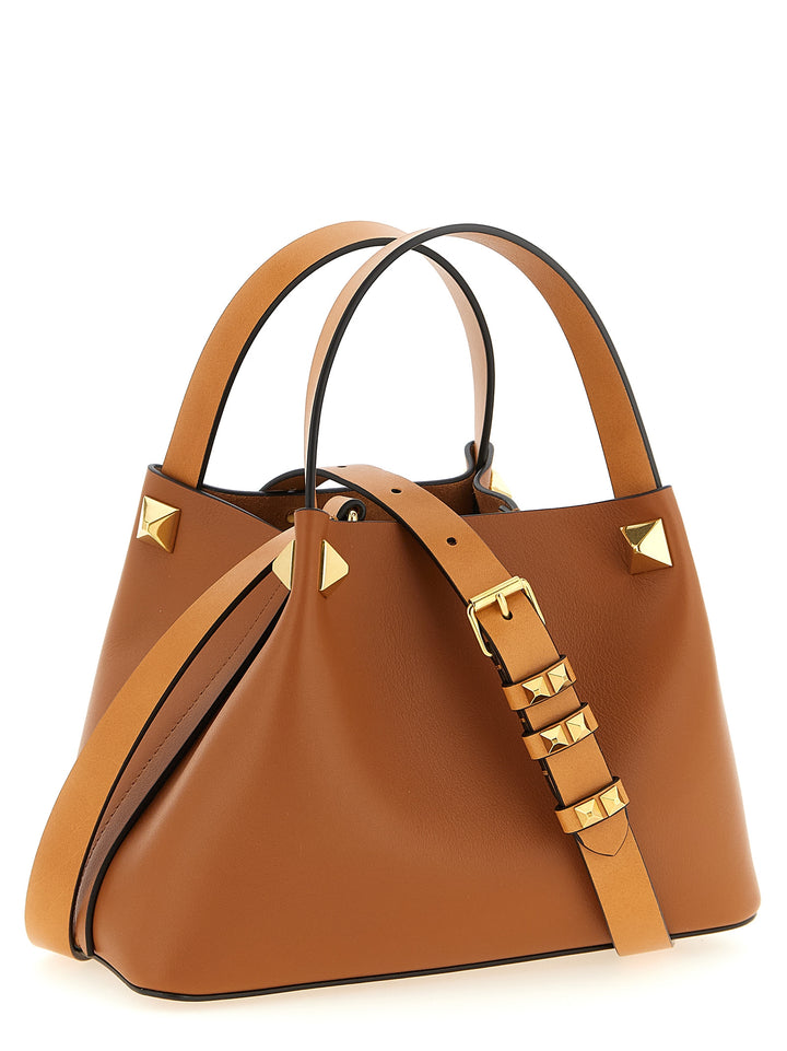 Valentino Garavani Valentino Garavani Vlogosignature Small Shopping Bag Tote Bag - Brown | 35ebeb19d8486eed12c7239f3f7c53fca5c6a37a