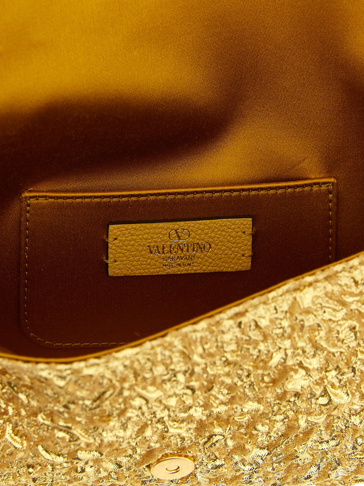 Valentino Garavani Devain Shoulder Bags - Gold | 6443a258a07475efe93f42fe3584e0f6a6c8c0c1