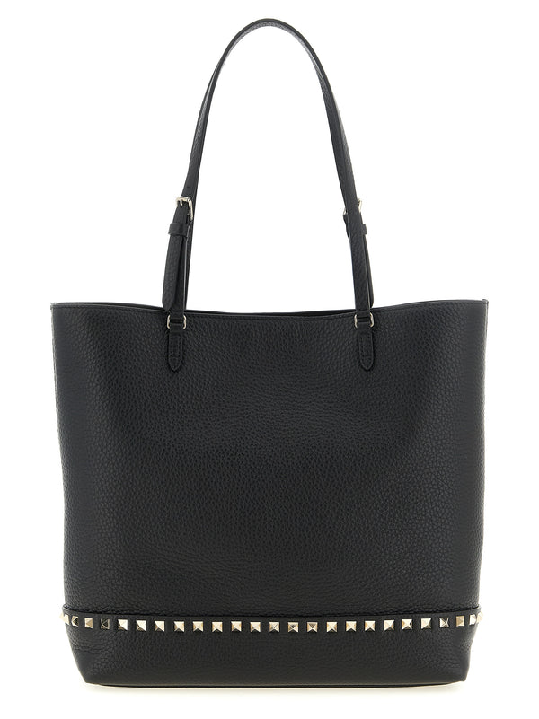 Rockstud Medium Shoulder Bags Black