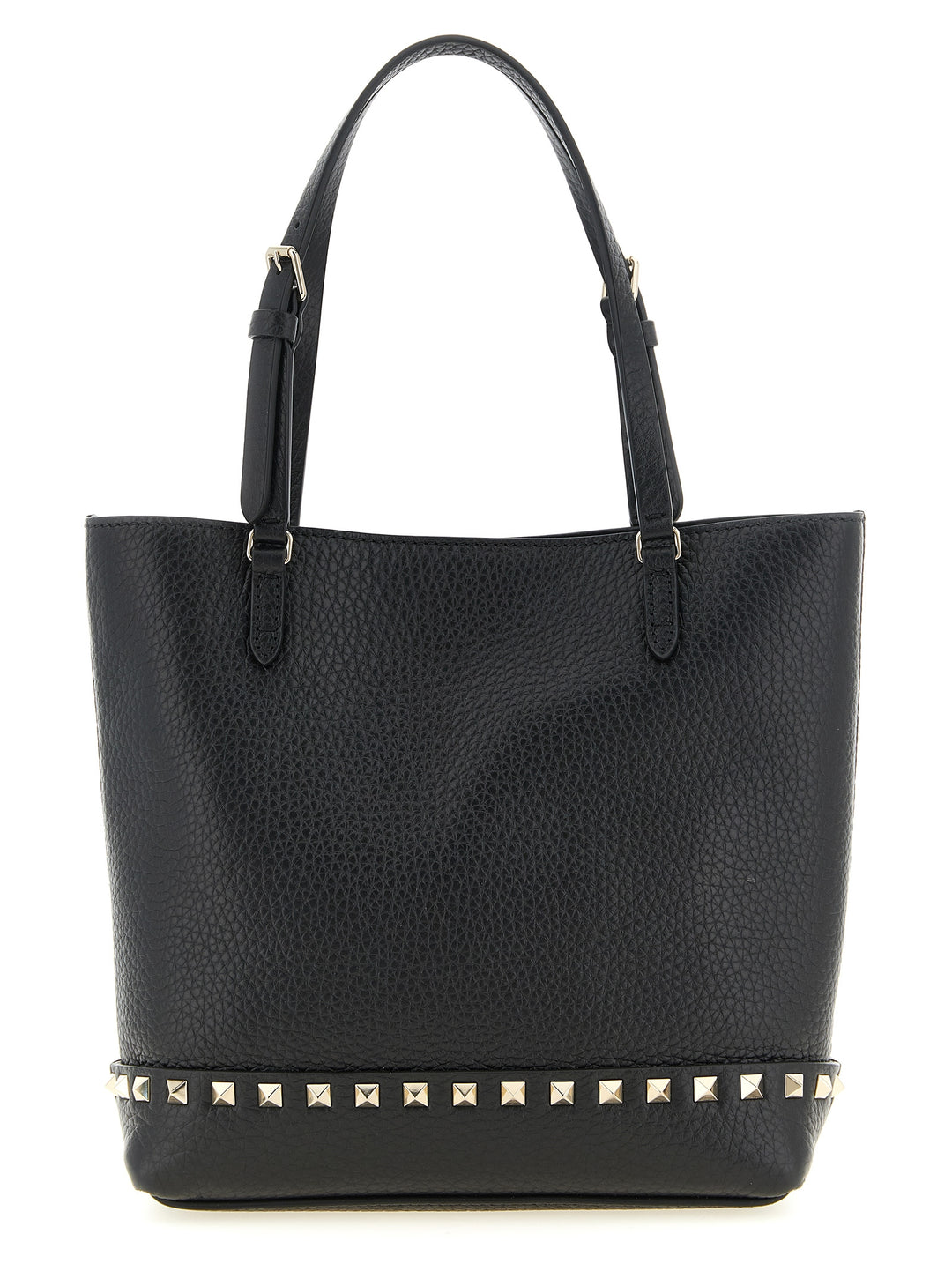 Valentino Garavani Small Rockstud Shoulder Bags - Black | 34a36a8d85dc8f28757f66dd0a1259624f3aee1f