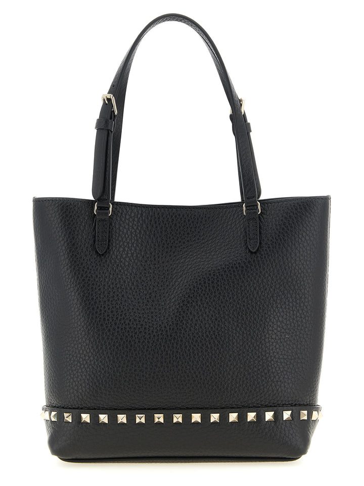 Valentino Garavani Small Rockstud Shoulder Bags - Black | 34a36a8d85dc8f28757f66dd0a1259624f3aee1f