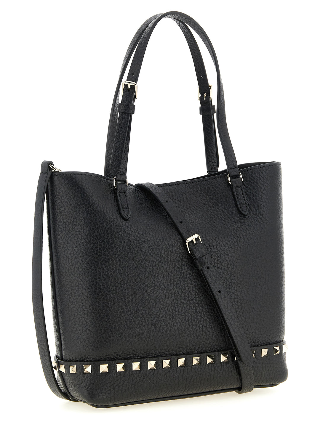 Valentino Garavani Small Rockstud Shoulder Bags - Black | ef1db8e8703e7b2bf2035f79651452ab377333a1